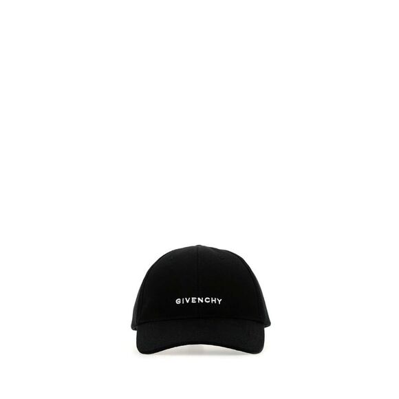 Givenchy Men Black Cotton Baseball Cap